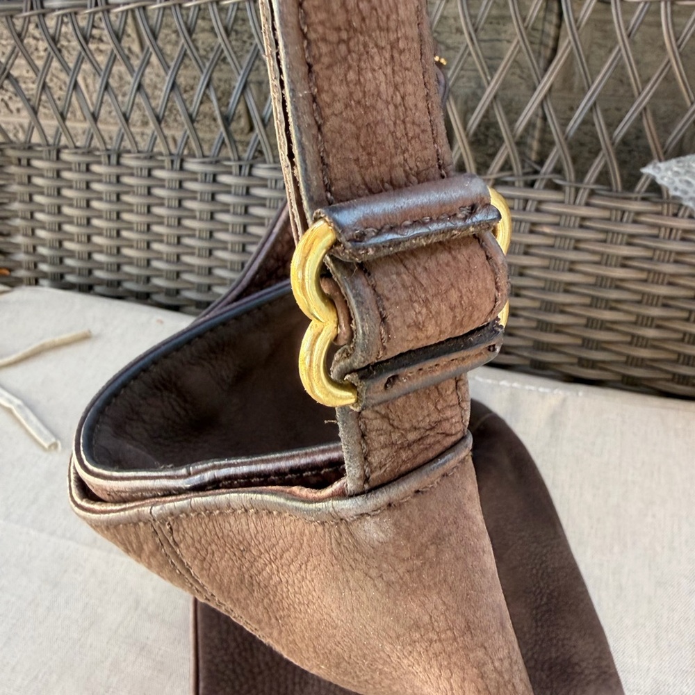 Vintage Coach Sonoma Chocolate Nubuc Bucket Duffle - Picture 13 of 15